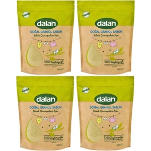 Granül Sabun Tozu 1 kg %100 Zeytinyağlı 4'lü