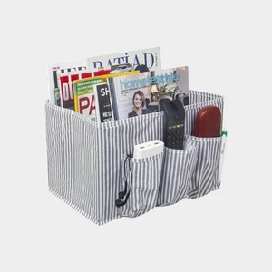 Mor Bebe Başucu Düzenleyici Kutu Gri