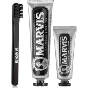 Meyankökü Özlü Diş Macunu 3'lü 85ML + 25 ml + Marvis Orta Sert Diş Fırçası