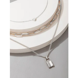 X-lady Accessories Kilit Katmanlı Kolye