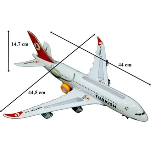 Can Oyuncak Kutulu Pilli Işıklı Aırbus A380 Uçak CH-133TK