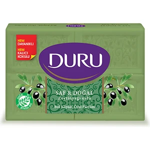 Saf & Doğal Zeytinyağlı 4 Adet Kalıp Sabun 600GR
