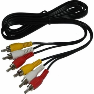 Crescent Tv Ses ve Görüntü Aktarma Kablosu 3 Rca To 3 Rca