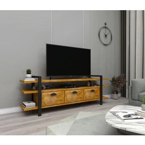 Wood Face Lucca Doğal Ahşap Tv Sehpası Tv Ünitesi Meşe Renk