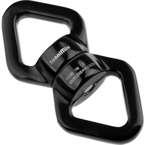 Pro 30KN Güvenlik Döner Halat Bağlayıcı Cihazı Tırmanma Havadan Dans Siyah (Yurt Dışından)