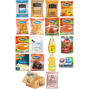 Ramazan Paketi Kumanya Ezrak Gıda Yardım Kolisi 17 Parça 56 nolu Paket