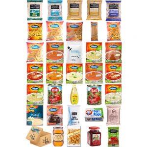 Ramazan Paketi Kumanya Ezrak Gıda Yardım Kolisi 34 Parça 71 nolu Paket