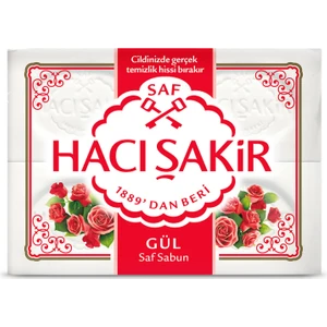 Hacı Şakir Gül Beyaz Kalıp Sabun 4X150 gr