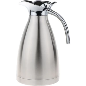 1.5l Paslanmaz Çelik Çaydanlık Pot Çift Duvar Yalıtımlı Kahve Sürahi Gümüş (Yurt Dışından)