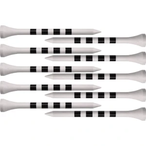 F Fityle 100 Paket Bambu Golf Tees Çizgili Mark Ölçeği Kırılmaz Uzun Erkekler & Kadınlar Için - 83MM Beyaz (Yurt Dışından)