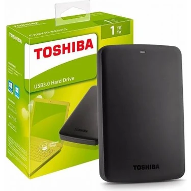 Toshiba HDTB310EK3AA Canvio Basics 1 Tb 2.5" USB 3.0 Taşınabilir