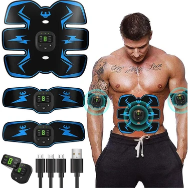 Enjoy Outdoor Karın Kas Stimülatörü Ems Abs Eğıtmen Elektrostimülasyon Kasları Toner Ev Gym Fitness