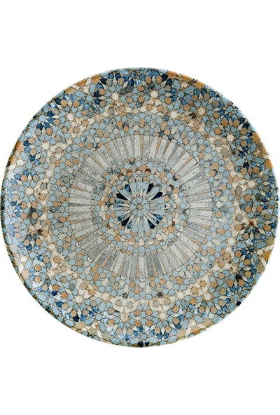 Bonna Porselen Luca Mosaic Serisi 21 cm Pasta Tabağı 6'lı