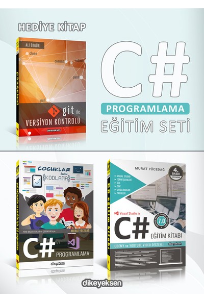 Yeni Başlayanlar Için C# Programlama (3 Kitap) – Murat Yücedağ