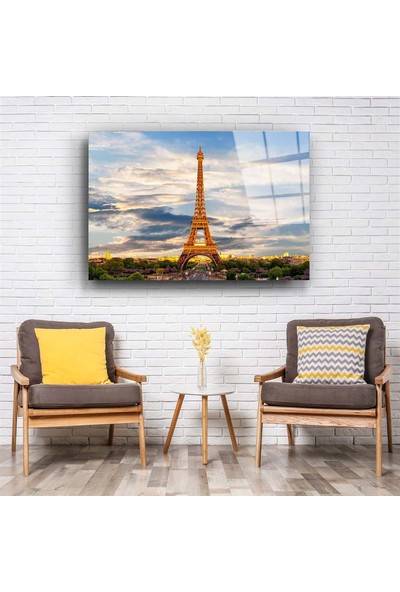Aras Glass Art Eyfel Kulesi Cam Tablo