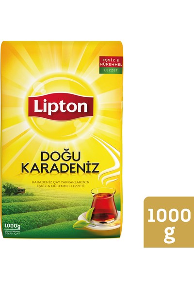 Lipton Doğu Karadeniz Dökme Bergamot Aromalı Siyah Çay 1000 GR