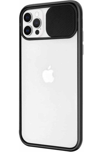 Coverest Apple Iphone 13 Pro Max (6.7'') Kamera Lens Korumalı Sürgülü Lüx Kılıf