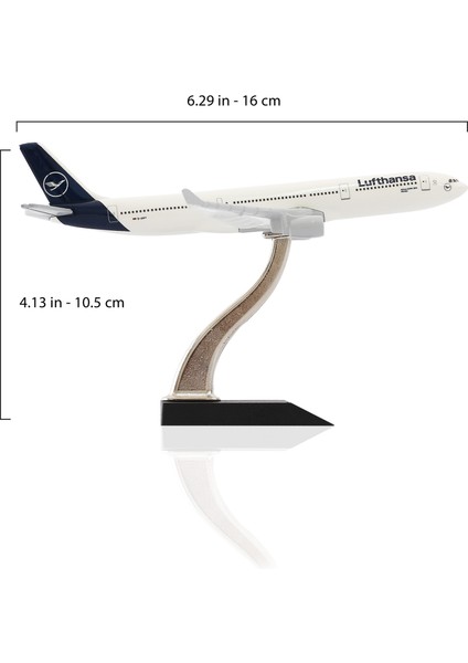 1:400 Lufthansa Metal Airbus A330-300 Model Uçak