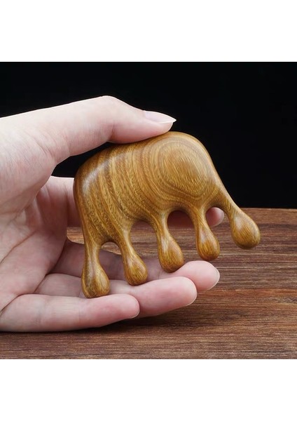 Yeşil Sandal Ağacı Masajı Tarak (8X6CM) indirimleri