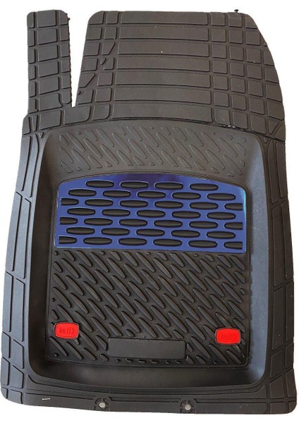 Safir Renault Scenic uyumlu Derin Havuzlu 3D Paspas Krom Mavi