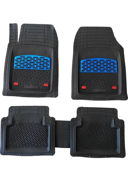 Safir Renault Scenic uyumlu Derin Havuzlu 3D Paspas Krom Mavi fiyatları