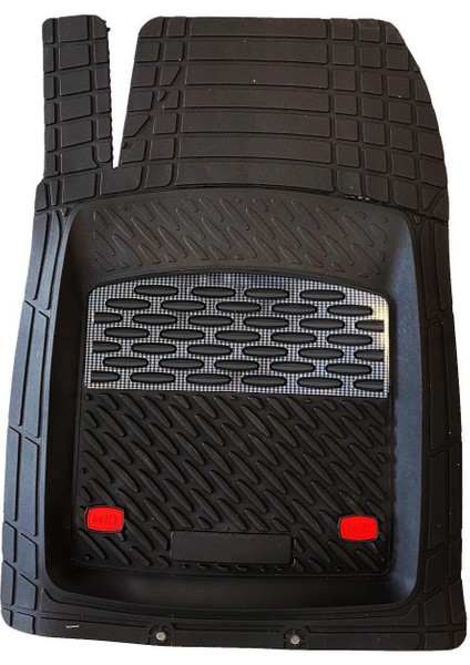 Safir Smart Roadster uyumlu Derin Havuzlu 3D Paspas Krom Karbon