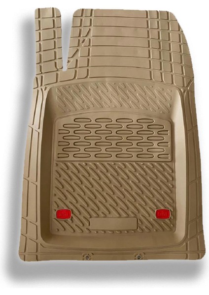 Safir Jeep Gladiator uyumlu Derin Havuzlu 3D Paspas Bej