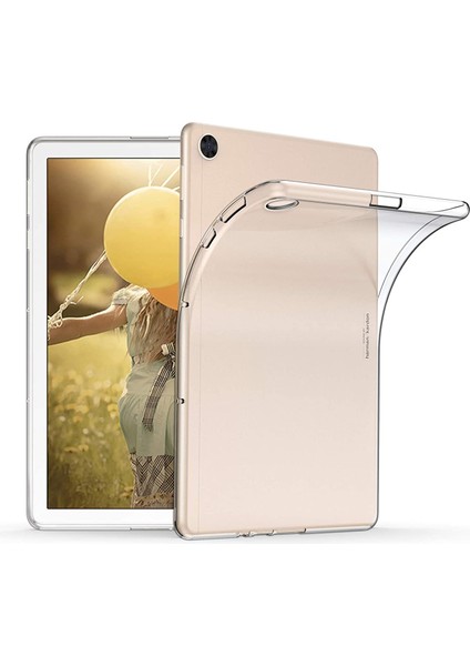 Huawei Mate Pad T10 Tablet Kılıf Süper Silikon Arka Kapak Şeffaf