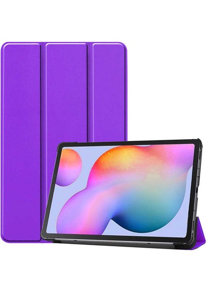 Huawei Mate Pad T8 Kılıf Smart Cover Katlanabilir Standlı Tablet Akıllı Kapak Mor