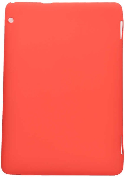 Huawei T5 10 İnç Kılıf Sky Yumuşak Rubber Silikon Tablet Kılıfı Kırmızı