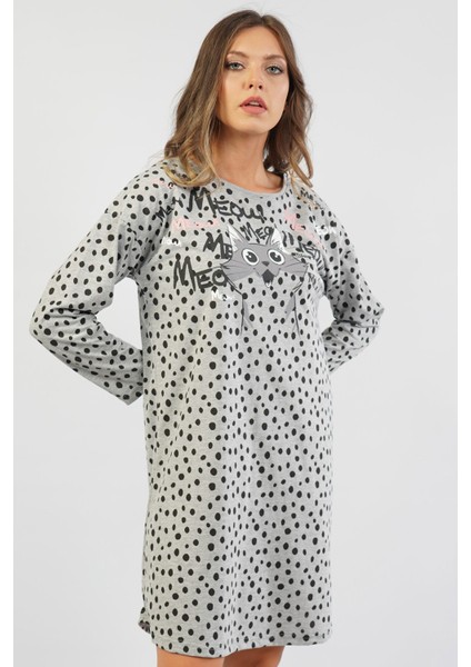 Düşük Omuzlu Uzun Kol Gecelik fiyatları