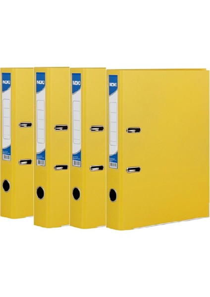 Büro Klasör Dar Halkalı Sarı 4'lü