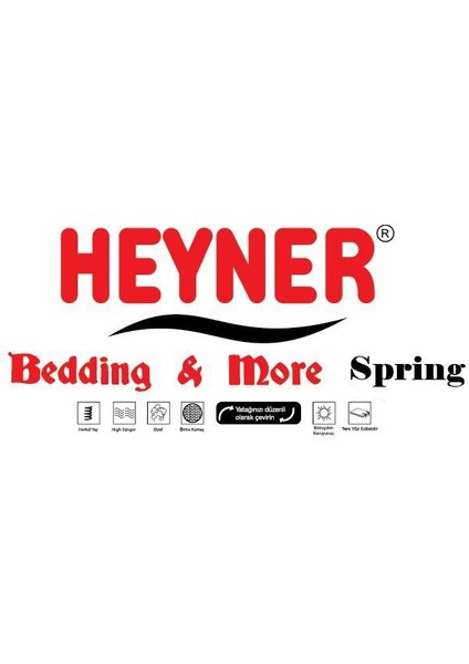 Aloevalley 150 x 200 cm Pedli Yaylı Yatak Lüx Yaylı Yatak Genç Yetişkin Çocuk Yatakları