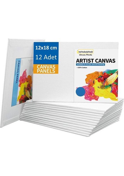 Tuval 12X18 cm 12 Adet