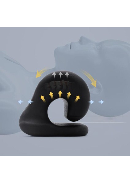 F Fityle Chiropractic Masajı Için Boyun ve Omuz Gevşetici Cihazı 6 Nokta Siyah fırsatları