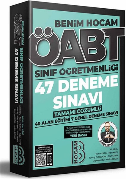 2022 ÖABT Sınıf Öğretmenliği Tamamı Çözümlü 47 Deneme Sınavı