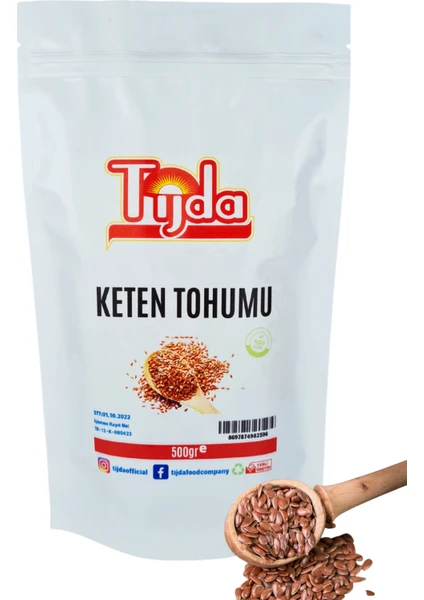 Keten Tohumu Doğal 500 gr