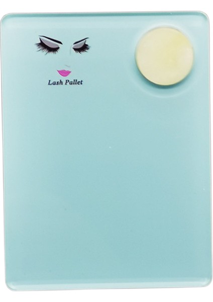 F Fityle Mavi Akrilik Kirpik Uzatma Kılıfı Palet Tutucu Grefting Contası