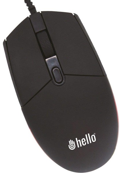 HL-2573 Işıklı Kablolu Oyuncu Klavye + Mouse Set