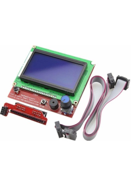 Reprap Ramps 1.4 Uyumlu 128X64 Grafik Glcd Ekran Kiti - Full Graphic Smart