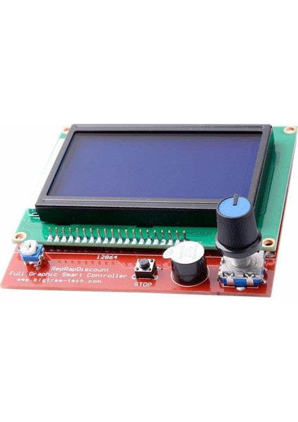 Reprap Ramps 1.4 Uyumlu 128X64 Grafik Glcd Ekran Kiti - Full Graphic Smart
