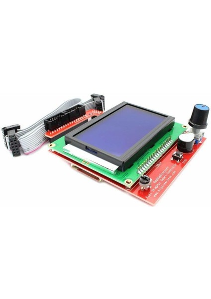 Reprap Ramps 1.4 Uyumlu 128X64 Grafik Glcd Ekran Kiti - Full Graphic Smart