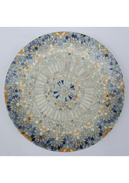 Luca Mosaic Serisi 27 cm Düz Tabak 6'lı modelleri