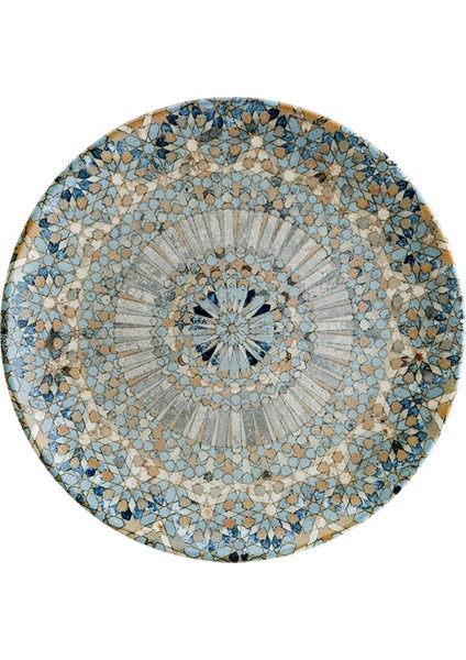 Bonna Porselen Luca Mosaic Serisi 21 cm Pasta Tabağı 6'lı