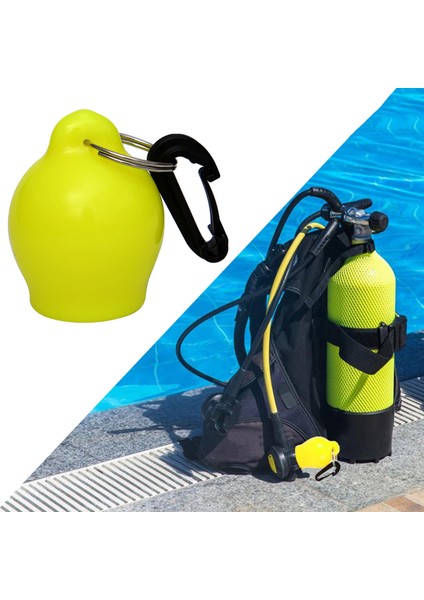 Regülatör Ağızlık Kapak Scuba Ahtapot Dalış Şnorkelle Dalma Ekipmanları Sarı (Yurt Dışından)