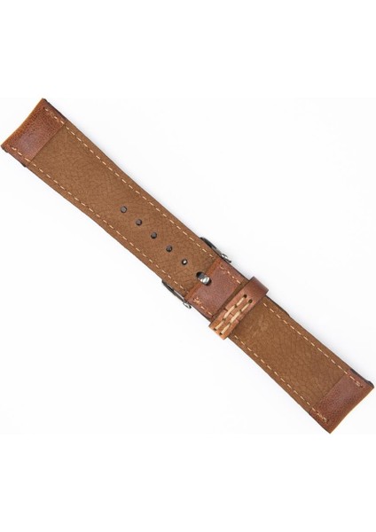 Bouletta Samsung Gear S3 Classic-Frontier Deri Kordon Taba - RST2EF modelleri