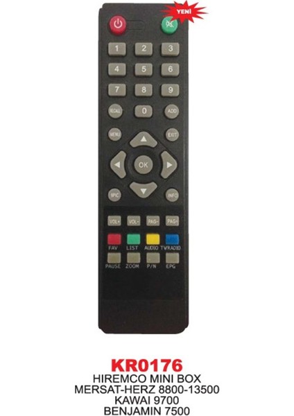 KR0176 Hıremco Mini Box Mersat-Herz 8800-13500 Kumandası
