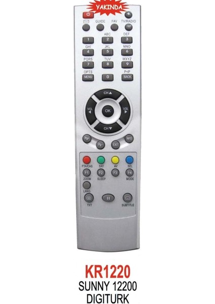 KR1220 Sunny 12200 Dıgıturk Kumandası