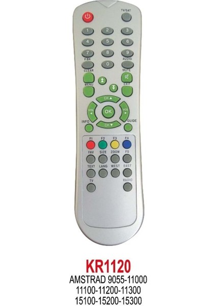 KR1120 Amstrad 9055-11000 11100-11200-11300-15100-15200-15300 Kumandası