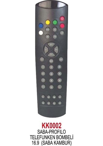 KK0002 Saba Profilo Telefunken Bombeli 16.9 Kumandası Kambur Saba